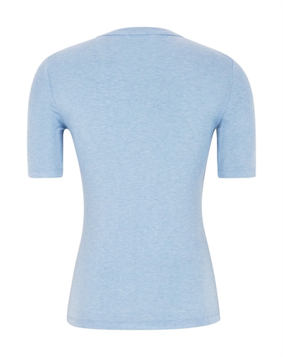 Soft Rebels - SRRoman SS Top - Cashmere Blue Melange 